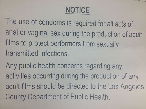 Condom Warning